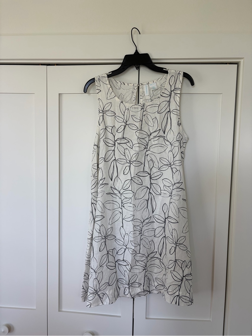 Cynthia Rowley White Sleeveless Linen Dress